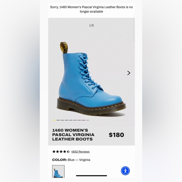 Doc Martens 1460 Pascal Leather Boots - Picture 5 of 11